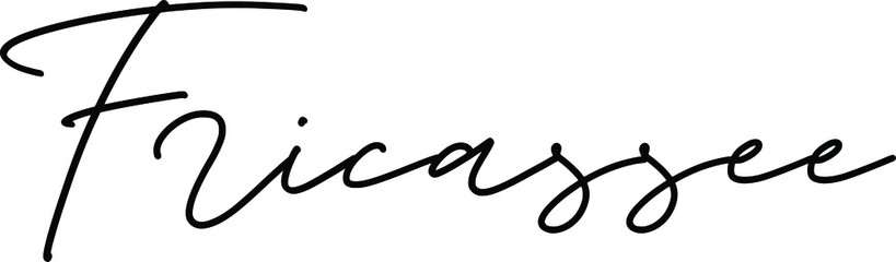 Hand drawn lettering, cooking theme. Vector illustration, paint with brush. Isolated phrase on white background.