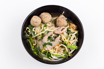 Noodles,Thai Noodle Soup with Meat