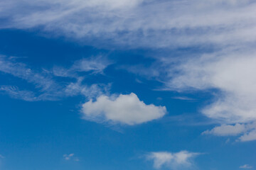 Nice white cloud on the sky