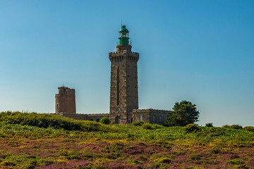 Fototapeta na wymiar The lighthouses at Cap Frehel