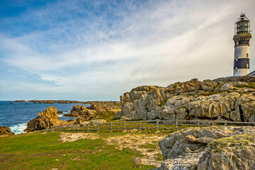 The Creac'h Lighthouse on the Island of Ouessant