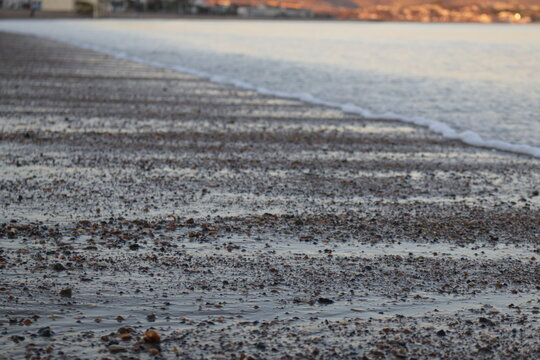 Beath sand and waves