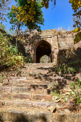 View of historic Ginnorgarh Fort, Delawadi near Bhopal.