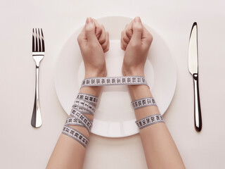 Modern Art activity about anorexia as an eating disorder characterized by an abnormally low body...