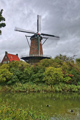 Windmühle De Koornbloem in Goes, Niederlande