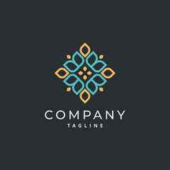 Luxury Ornament Simple Mandala Logo Design