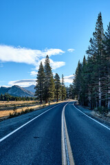 Yosemite National Park, Mountains and Valley view