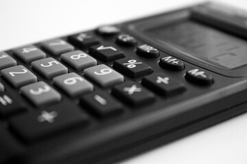 Obraz premium A calculator for calculating finance