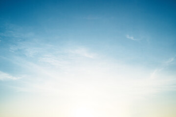 Obraz premium Blue sky with cloud bright at. Border, Thailand - Malaysia
