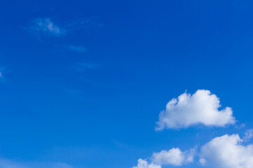 Blue sky.