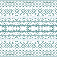 Seamless geometric background motif ulos batak. seamless traditional textile bandhani sari border. creative seamless indiant bandhani textures border design