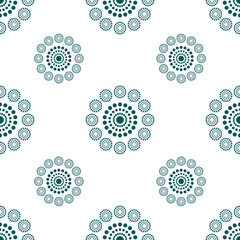 Seamless pattern dots circle. perfect motifs and texture for pillows, curtains, clothes, carpet, bedding, wallpaper. fabric design with motif dots circle.
