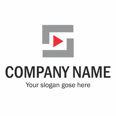 simple and attractive company logo - vector