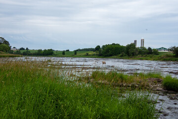 Landscape on the countryside in Quebec, Canada