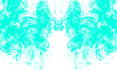Smoke texture on white background