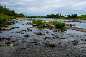 Landscape on the countryside in Quebec, Canada