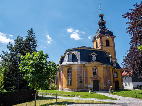 Stadtkirche von Zella-Mehlis in Thüringen 
