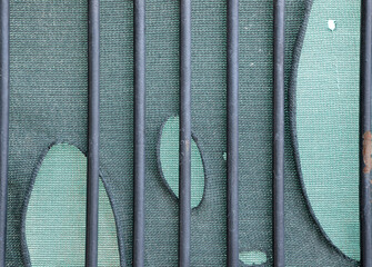 detail of a iron fence background