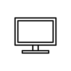 Monitor line icon