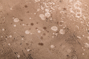 warm brown chocolate background from water-based building plaster
