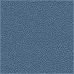 Fototapeta premium Diffusion seamless pattern. Organic line art endless wallpaper.Turing generative design. Element for your design. Vector illustration 