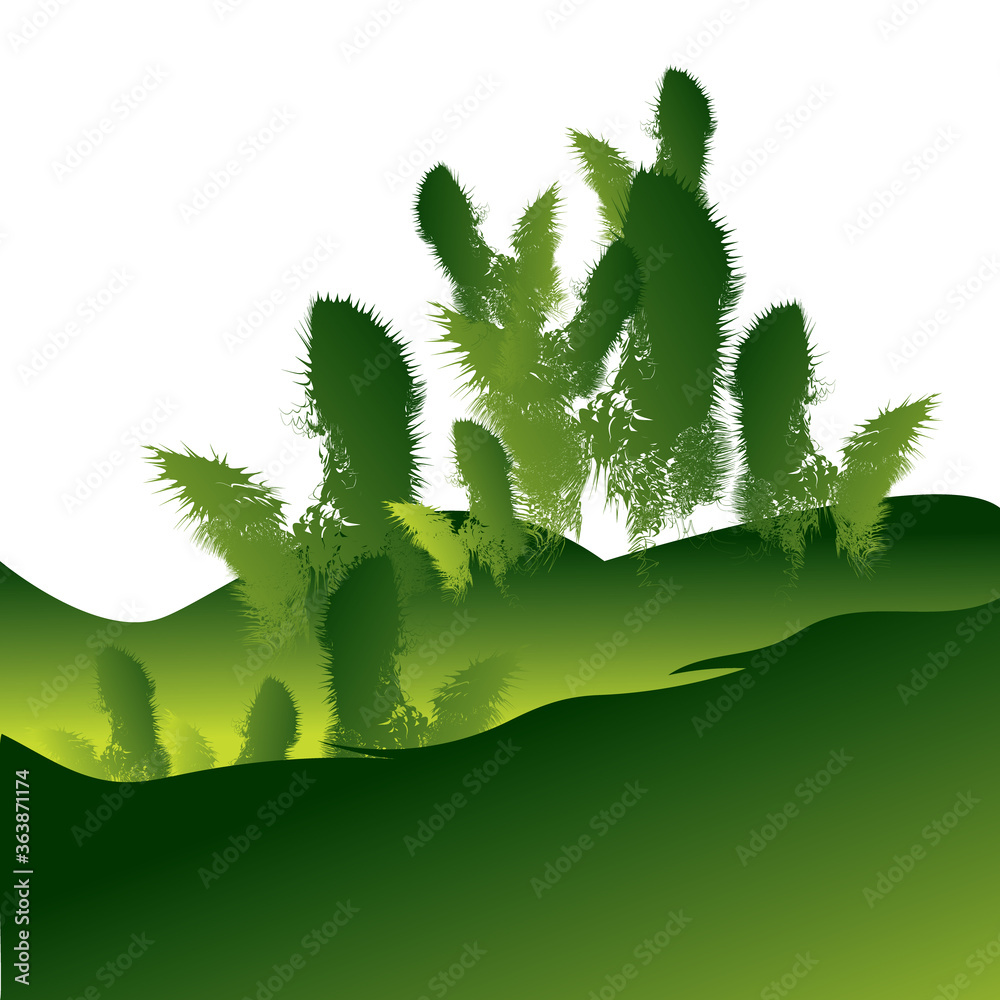Wall mural vector logo tree design in eps 10. simple template and ready to use