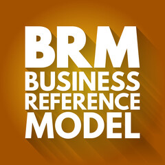 BRM - Business Reference Model acronym, business concept background