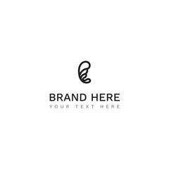 The unique logo design with the butterfly B letter inscription, the logo can be used for business, and other products and files can be edited.