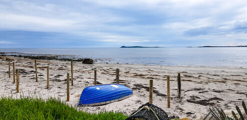 fishing boat on the beach