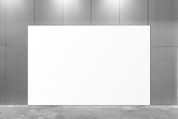 Fabric Pop Up basic unit Advertising banner media display backdrop, empty background