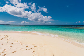 Fototapeta na wymiar panorama dell'isola dei Caraibi di Anguilla