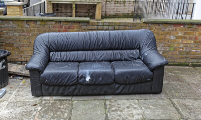 Furniture Disposal Sofa Outside