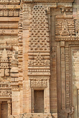 Carving in Teli Ka Mandir Temple, Gwalior Fort, Gwalior, Madhya Pradesh, India.