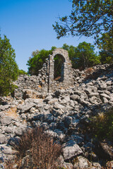 ruins of the ancient fortress