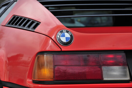 Backside Of A Vintage Bmw M1 Sportscar