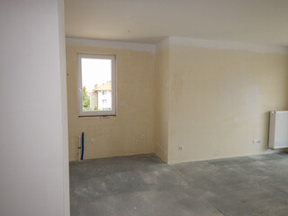 New apartment building place. Construction Square in the city ce