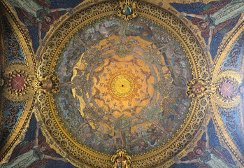 Interiors of the St. Paul's Cathedral in London, UK