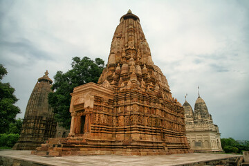 Western Group of Temples, Khajuraho, Madhya Pradesh, India. it's an UNESCO world heritage site.