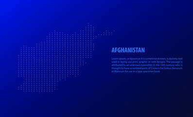 Map of Afghanistan and Flag design. 3d Flag Map and Vector