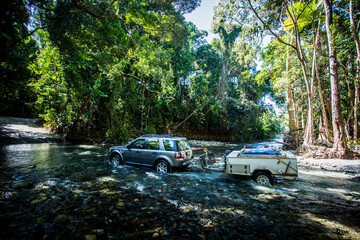 Daintree River Crossing Queensland Australia © FiledIMAGE
