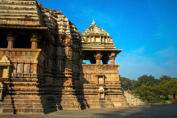 Western Group of Temples, Khajuraho, Madhya Pradesh, India. it's an UNESCO world heritage site.