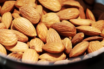 Healthy and tasty almonds which help us to give protein. Almonds also help in immunity boosting. Almonds are one of the most healthy dry fruits to eat every day.
