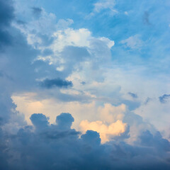 Heavens - Evening sky with cloud