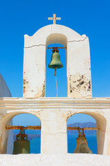 Old belfry of greek church