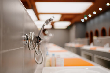 interior of modern bathroom
