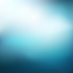 Abstract navy blue, teal, white background. Blurred winter  backdrop with place for text. Vector illustration for your graphic design, banner, poster