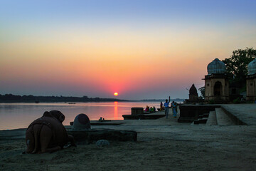 Maheshwar, Situated on the banks of river Narmada in madhya pradesh, India
