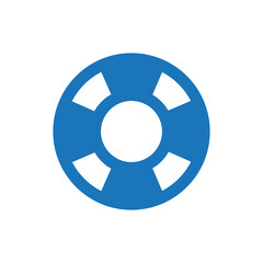 Lifeguard icon (vector illustration)