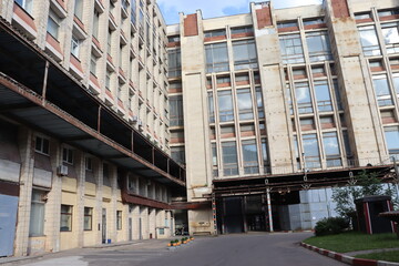 Obraz premium abandoned factory building in Minsk
