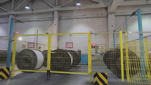 Testing wire quality in an ea factory, checking wire quality.